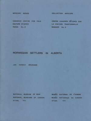 cover image of Norwegian Settlers in Alberta